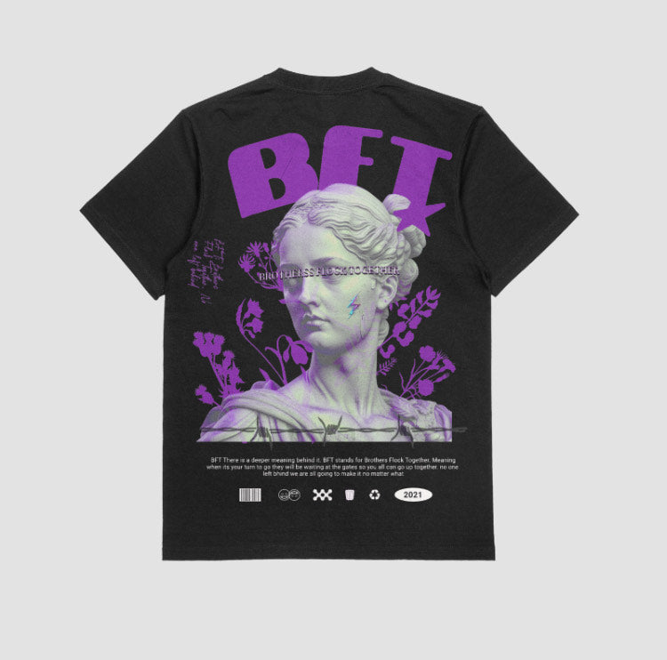 Purple/black BFT Historian Star T-Shirt