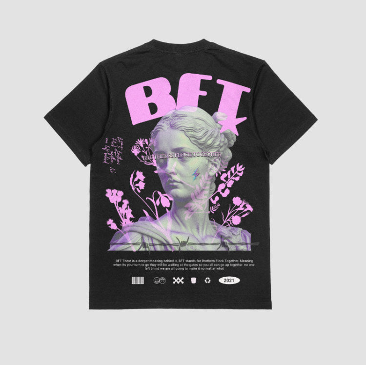 Pink/black BFT Historian Star T-Shirt