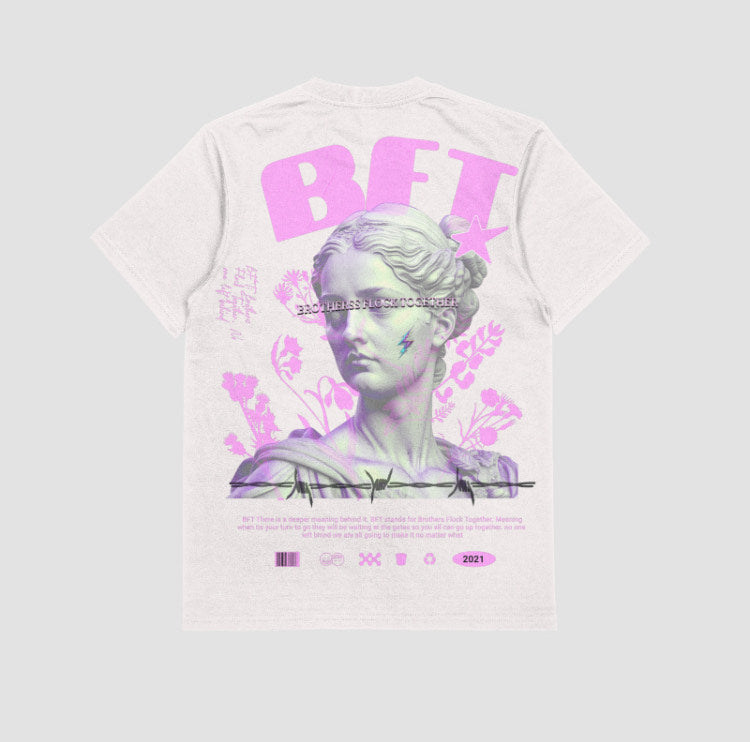 Pink/White BFT Historian Star T-Shirt
