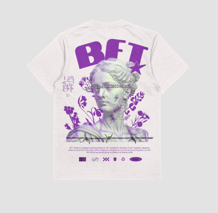 Purple/White BFT Historian Star T-Shirt